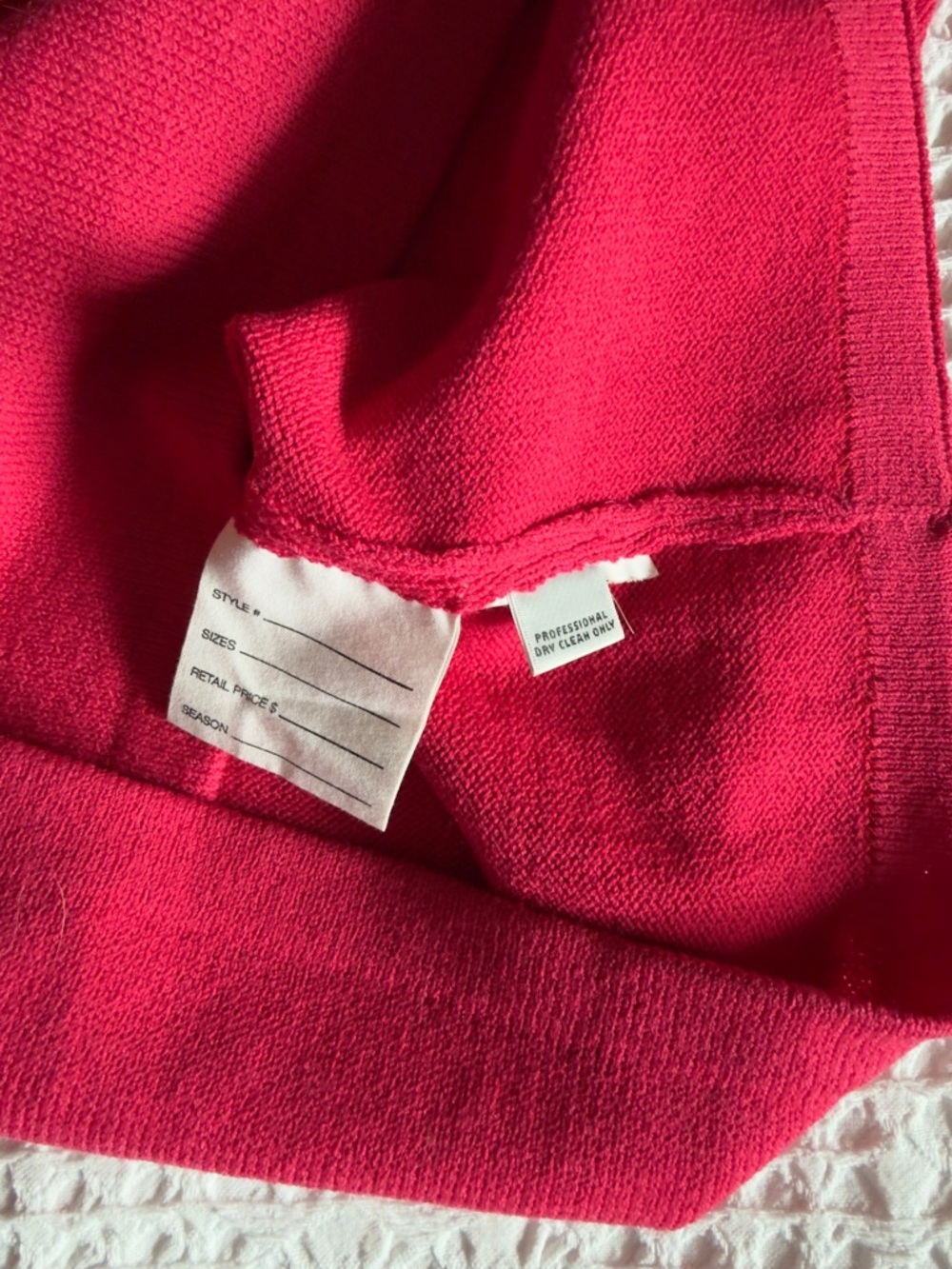 St. John Santana Knit Tank Pink Scoop Neck Shell Top Women’s Small Classic - Picture 7 of 8